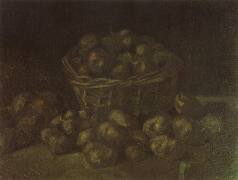 Still life with a Basket of Potatoes (nn04), Vincent Van Gogh